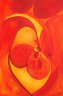 BELLY OF FIRE - <p><br /><br />Acrylic on canvas<br />60cmx90cm</p>